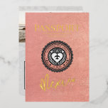 Invitación Con Relieve Metalizado Rosa Gold Boda de Pasaportes de México<br><div class="desc">¿Casarse en México? O si solo quieres que algo refleje tu cultura. ¡Nuestro hermoso pasaporte definitivamente le dará la bienvenida a sus invitados! Estamos encantados de personalizar de esto para usted,  por favor siéntanse libres de enviarnos un mensaje de ayuda.</div>