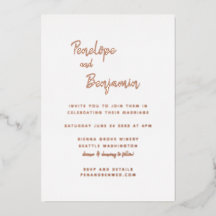 Rosa minimalista moderno oro y Boda de fotografía