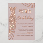 Invitación Con Relieve Metalizado Rosa Relieve metalizado dorado Vestido rosa Elegan<br><div class="desc">Rosa vestido de Relieve metalizado dorado Vestido rosa Elegante Invitación al Relieve metalizado de cumpleaños 60 Ver otras invitaciones en nuestra tienda Nest y Nest Store</div>