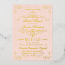 Rubor Pink & Ornate Swirls Bridal Shower Real