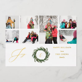 Invitación Con Relieve Metalizado Rústica de la alegría de monograma por la guerra d