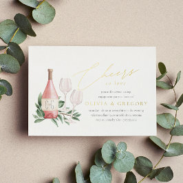 Invitación Con Relieve Metalizado Saludos para amar la fiesta de compromiso de prueb