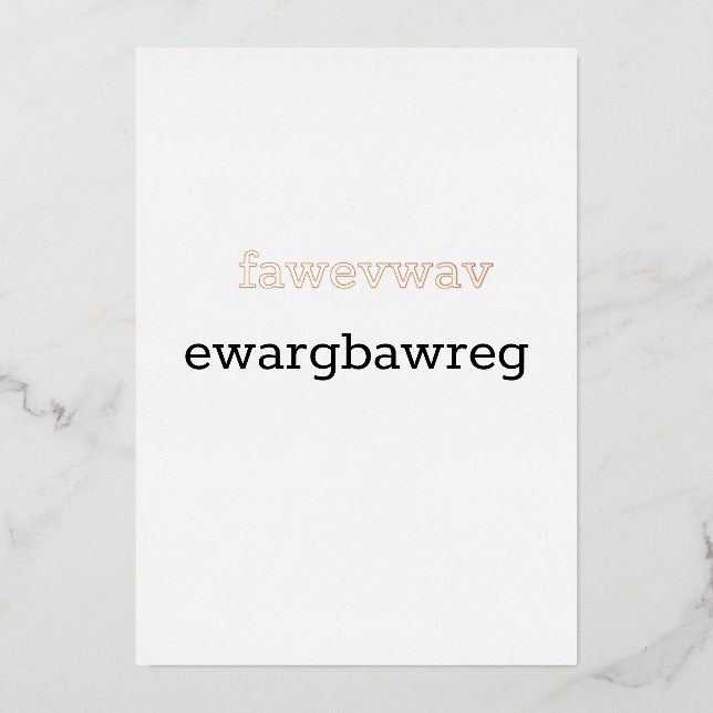 Invitación Con Relieve Metalizado salvaguardas (Anverso)