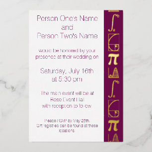 Invitación Con Relieve Metalizado Se agrega en invitación al Relieve metalizado de v