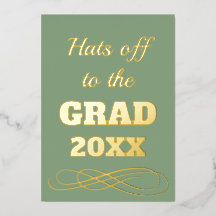 Sombreros Fuera para el Graduado de Simple y Elega