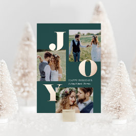 Invitación Con Relieve Metalizado Spread Joy Relieve metalizado Holiday Card Color e