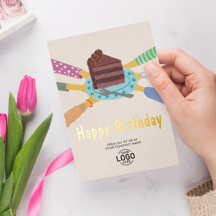 Invitación Con Relieve Metalizado Tarta De Chocolate Agregar Logo Desde Todos Cumple