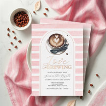 Tema de Despedida de Soltera de Café Rosa y Dorado
