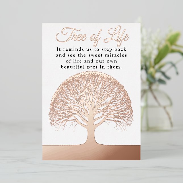 Invitación Con Relieve Metalizado Terapia del entrenador de vida Yoga Healer (Anverso de pie)