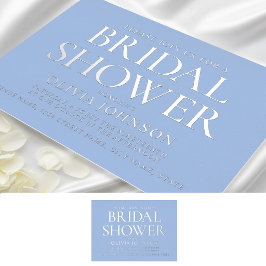 Invitación Con Relieve Metalizado Tipografía de Fotos de Despedida de Soltera Chic A