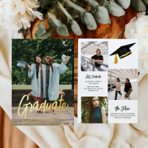 Tipografía elegante y chic para fiesta de graduaci