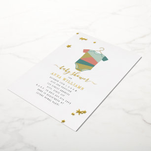 Invitación Con Relieve Metalizado Traje moderno unisex para bebé Ropa de bebé