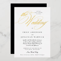 Tuxedo de boda elegante formal caligrafía oro