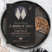 Unión de Almas Fantasmas Lesbiana Save the Date