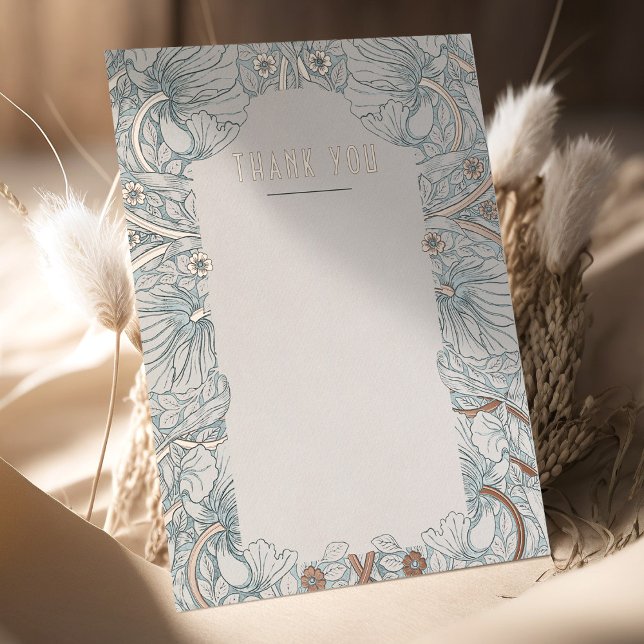 Invitación Con Relieve Metalizado Victorian Pimperels Morris Boda Gracias (Subido por el creador)