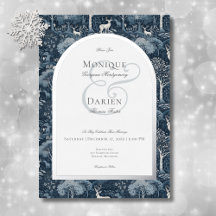 Viejo invierno William Morris Elegant Wedding