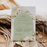 Invitación Con Relieve Metalizado Vintage Tropics Bat Mitzvah<br><div class="desc">Las invitaciones del murciélago tropical de moda mitzvah en una atractiva paleta de color neutro cuentan con un arco de Relieve metalizado oro subió que lleva su ceremonia y celebración o detalles fiestas, acentuados con frondas de palmera de color verde claro, follaje de isla de playa, orquídeas blancas, botánicos secos...</div>