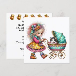 Invitación con tema de cochecito de bebé SO Precio