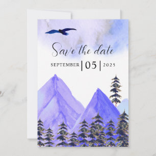 Invitación Concepto de Boda de Invierno Fiesta Forestal Everg