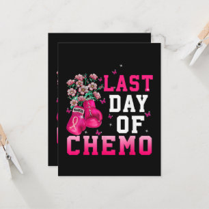 Invitación Conciencia del Cáncer de Mama Último Día de Quimio
