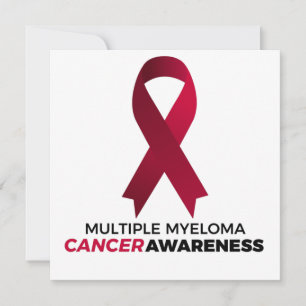 Invitación conciencia del cáncer de mieloma múltiple