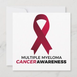Invitación conciencia del cáncer de mieloma múltiple