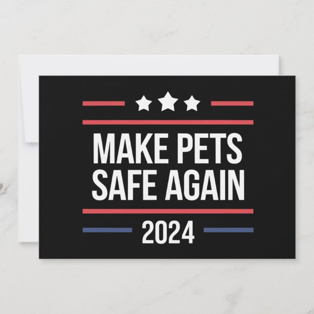 Invitación Concienciar a los Mascotas sobre la seguridad de l (Anverso)