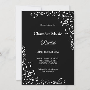 Invitación Concierto de Música Clásica de Cámara