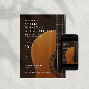 Invitación Concierto de Música Clásica de Guitarra