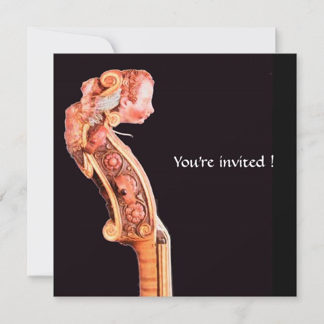 Invitación CONCIERTO DE MÚSICA CLÁSICA SYMPHONIA,Voluta de vi (Anverso)