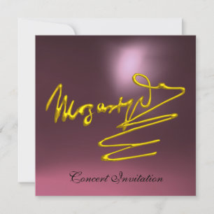 INVITACIÓN CONCIERTO DE PURPLE ORO DE LA CASA A MOZART