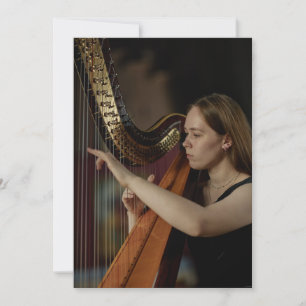 Invitación Concierto de Recital de Arpa Música Clásica Invita