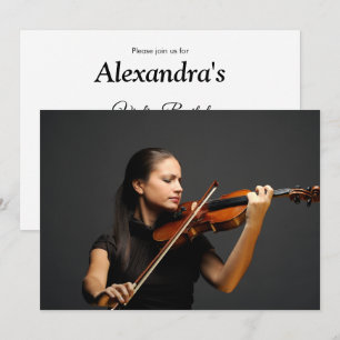 Invitación Concierto de Recital de Violín Música Clásica