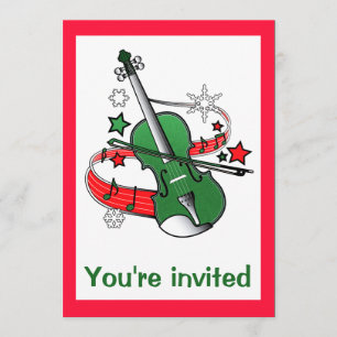 Invitación Concierto musical con el violín