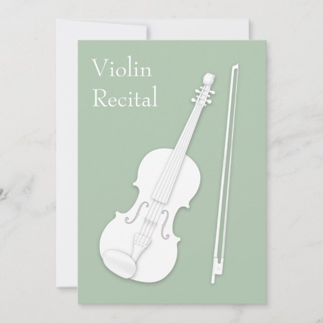 Invitación Concierto Recital de Violín Blanco y Bow Música Pe (Anverso)