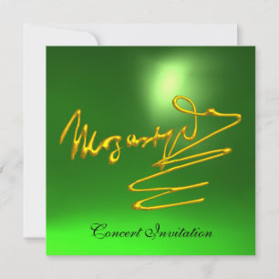 Invitación CONCURSO A MOZART 3D Gold Signature Concierto verd