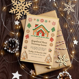 Invitación Concurso de decoración de la Casa de Gingerbread