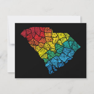 Invitación condados de color de carolina del Sur