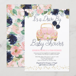 Invitación Conducción por Baby Shower Parade
