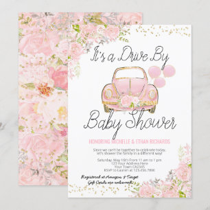Invitación Conducción por Baby Shower Parade