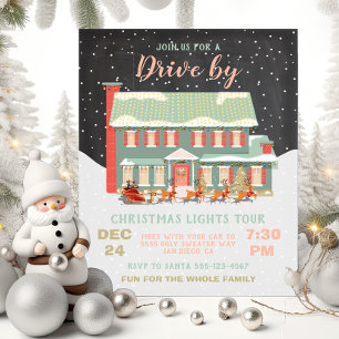 Invitación Conducción por Navidades Fiesta de la gira de luce
