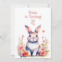 Conejo conejo conejo en fiesta de cumpleaños de Ch