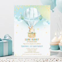 Conejo Conejo Conejo Globo de Aire Caliente Primer