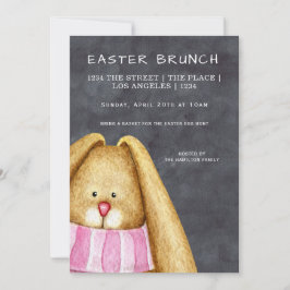 Invitación Conejo conejo de brunch de Pascua en Scarf