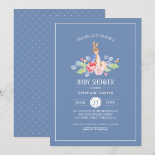 Invitación Conejo de bebé dulce   Baby Shower de conejo