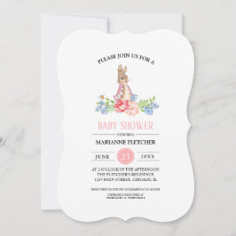 Invitación Conejo de bebé dulce | Baby Shower de conejo