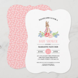 Invitación Conejo de bebé dulce | Baby Shower de conejo