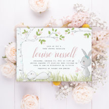 conejo de bebés ducha de bebé