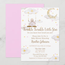 Conejo de la Fiesta de Baby Shower de Twinkle Twin