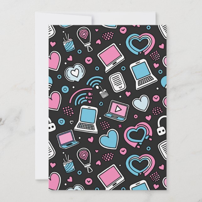 Invitación Conexión de amor técnico (Anverso)